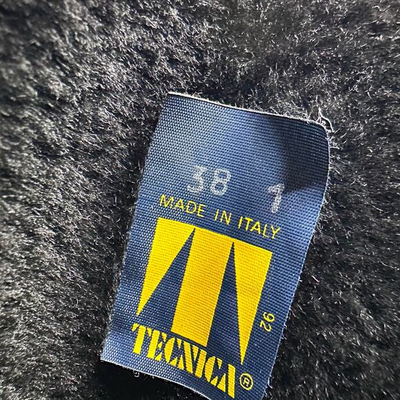 Tecnica Goat Fur Sheepskin Winter Tall Boots Black Leather Womens Size US 8 EU38 - Picture 10 of 10